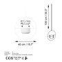 Aberto Design Payanda - Maceta decorativa Blanca